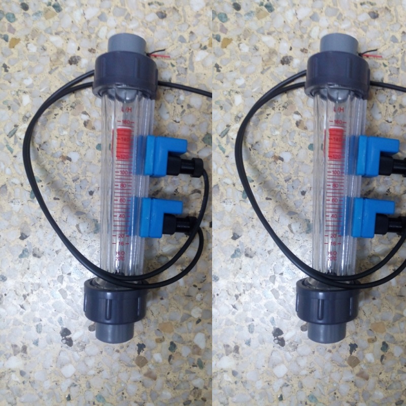 LZSK2塑料管浮子流量计,带感应器塑管转子流量计,带1点报警流量计