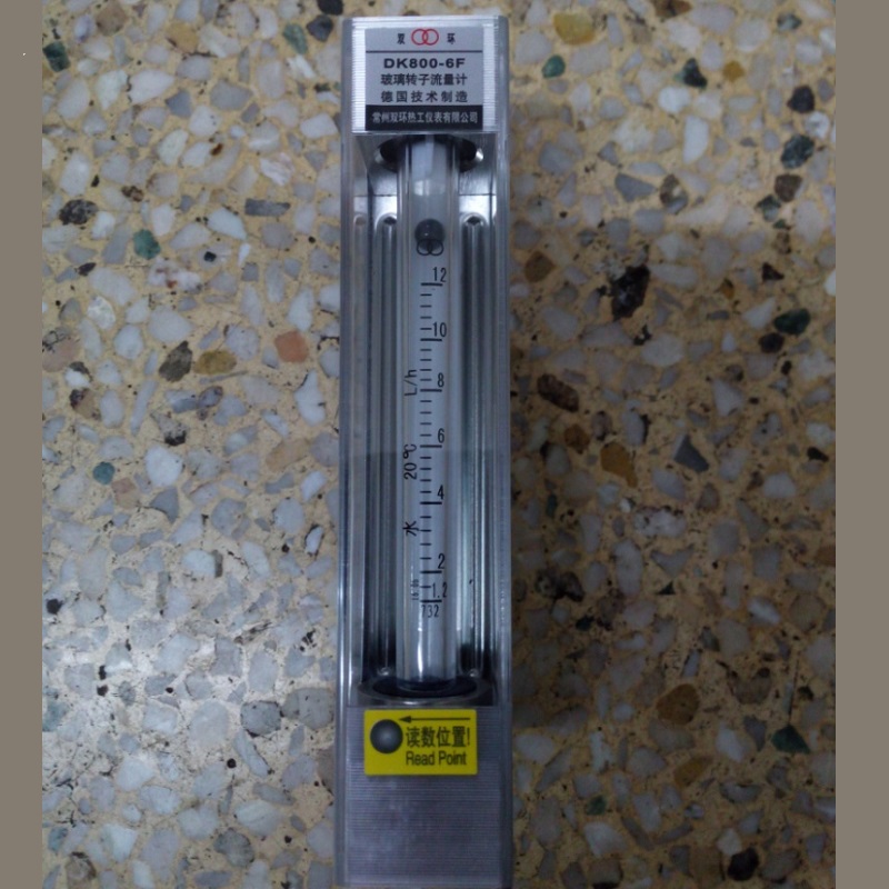 DK800-6F玻璃管浮子流量计,不带调节阀型,不锈钢玻璃转子流量计