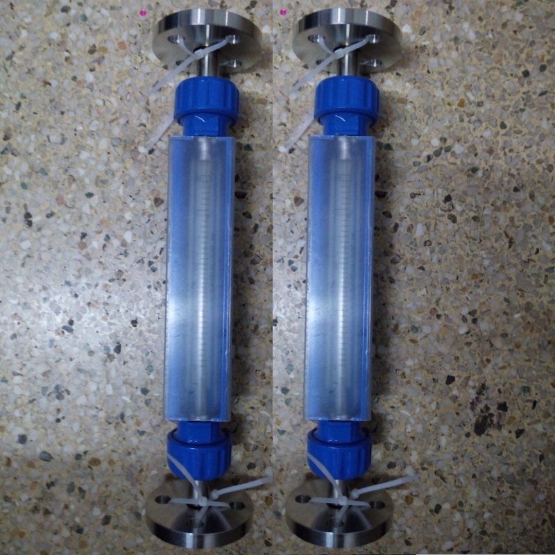 F20-15F玻璃转子流量计气体液体,铸铝外壳,不锈钢法兰流量计