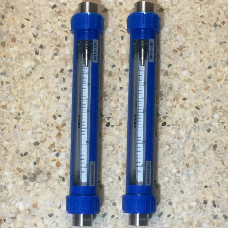 G10-15/25/40/50玻璃管浮子流量计,内螺纹,长375mm 耐腐型流量计