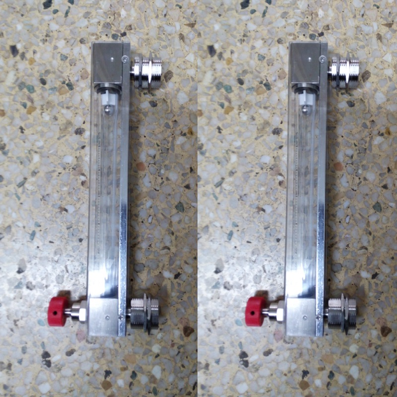 螺纹连接型LZJ-10玻璃管浮子流量计,常州双环带阀玻璃转子流量计