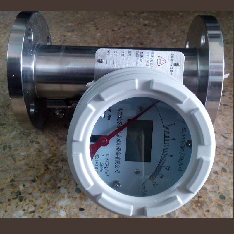 LZD-50不锈钢金属管浮子流量计,带现场显示和远传信号输出流量计